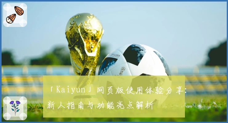 「Kaiyun」网页版使用体验分享：新人指南与功能亮点解析